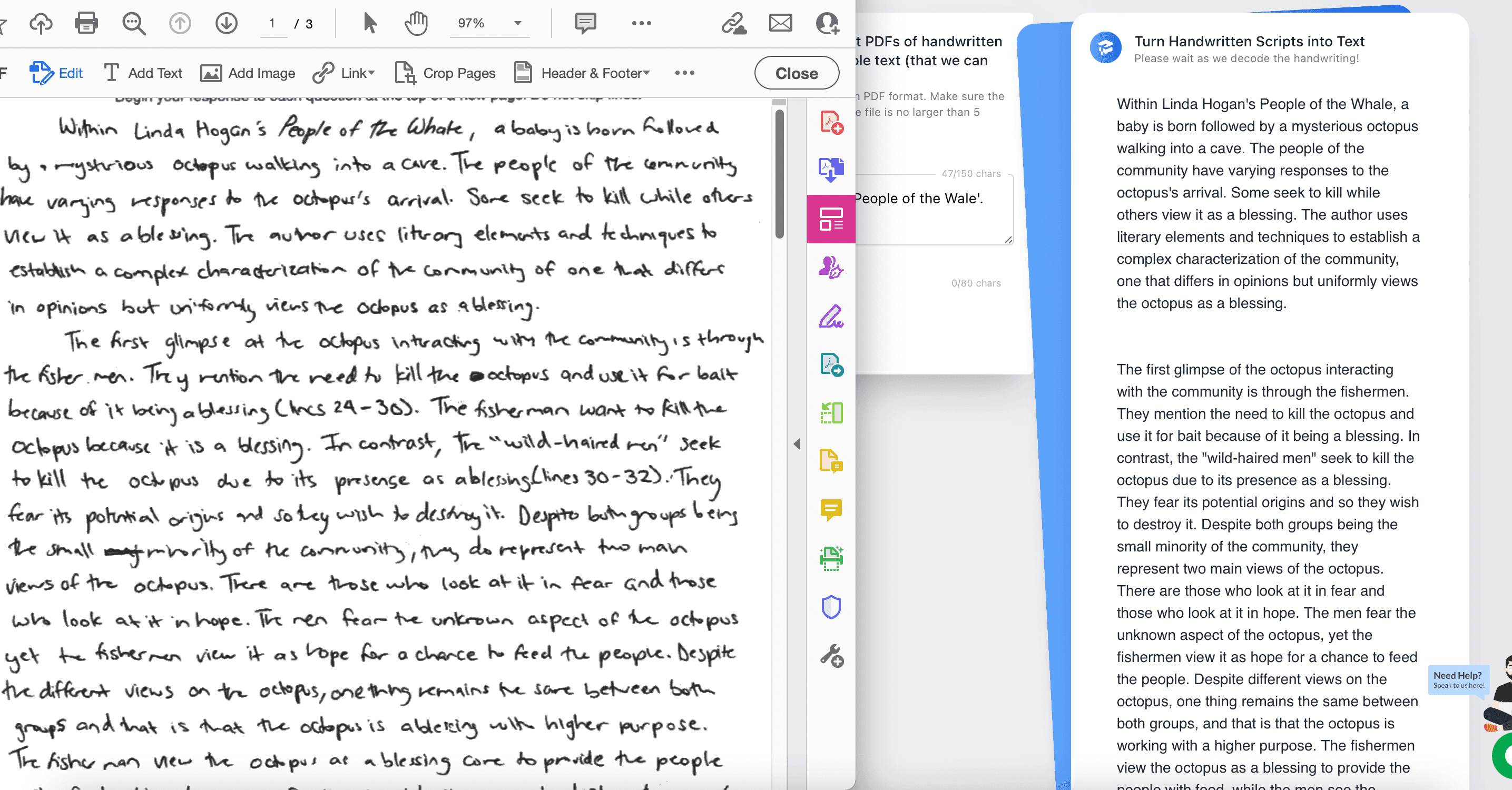 Transcription Top Marks